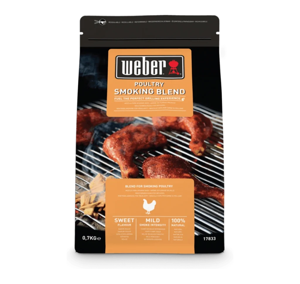 Aschii de afumare pentru carne de pasare Weber Poultry Blend 700 g