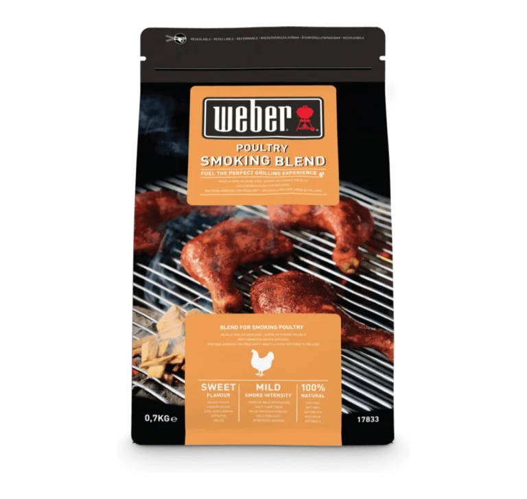 Aschii de afumare pentru carne de pasare Weber Poultry Blend 700 g