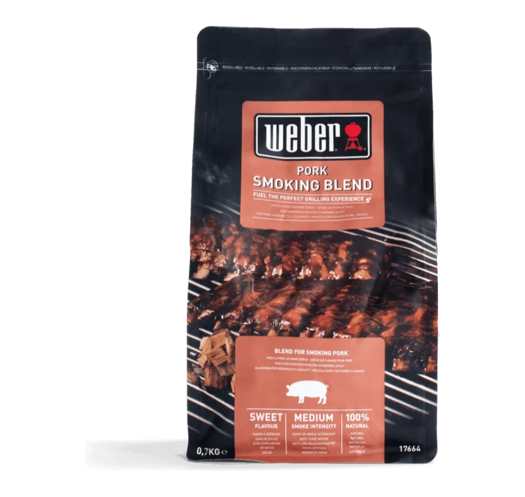 Aschii de afumare pentru gratare gradina Weber Pork 700 g