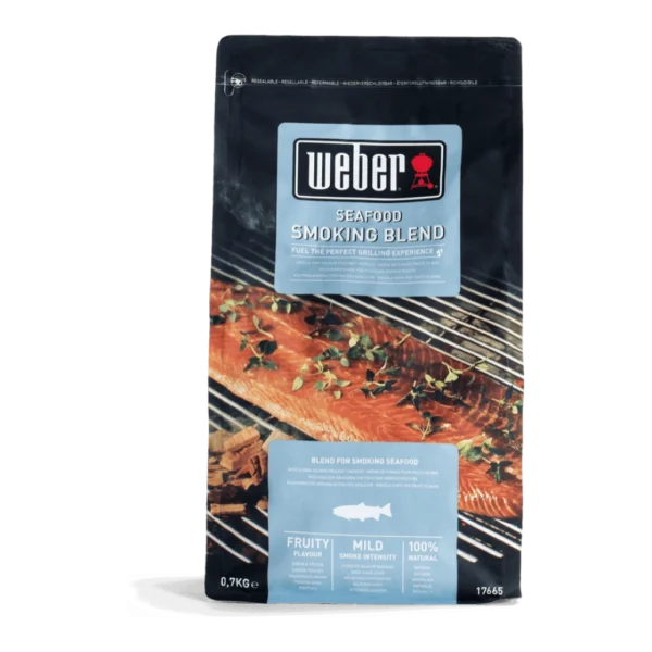 Aschii de afumare pentru peste sau fructe de mare Weber Seafood Blend 700g
