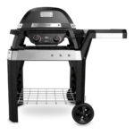 Gratar electric cu suport si roti Pulse 2000 Weber negru
