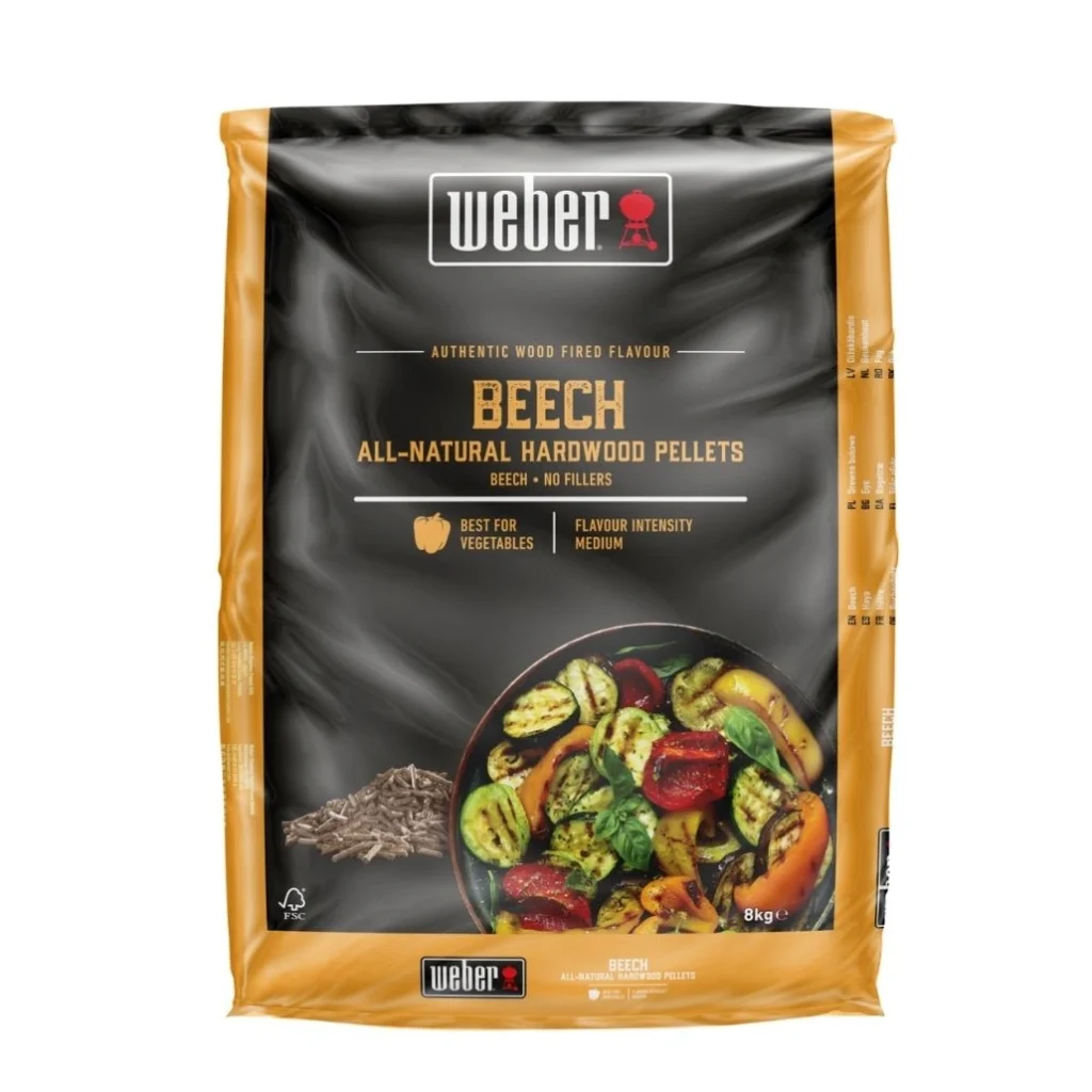 Peleti din lemn de fag pentru gratare gradina pe peleti Weber