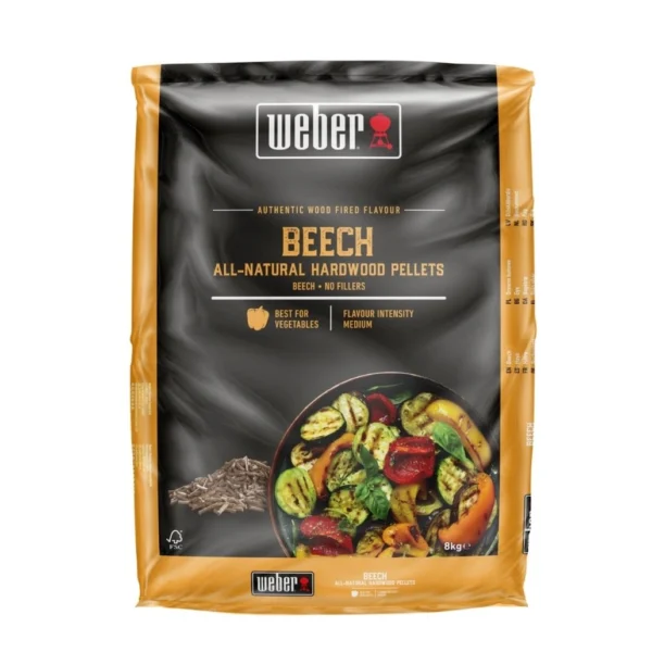Peleti din lemn de fag pentru gratare gradina pe peleti Weber