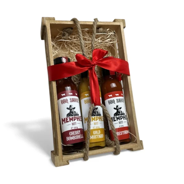 Set sosuri BBQ 3 tipuri ideal pentru cadou de Craciun sau alte evenimente