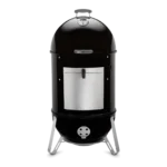 Gratar afumatoare Weber 57 cm Smokey Mountain negru functionabil cu carbuni