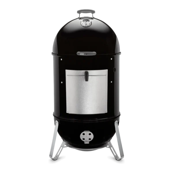 Gratar afumatoare Weber 57 cm Smokey Mountain negru functionabil cu carbuni