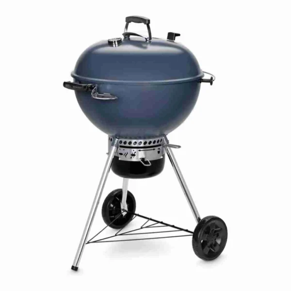 Gratar gradina pe carbuni Weber Master Touch GBS C 5750 de 57 cm diametru albastru gri
