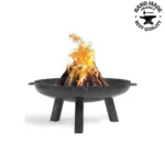 Vatra de foc exterior Polo 100 cm CookKing cu foc in mijloc