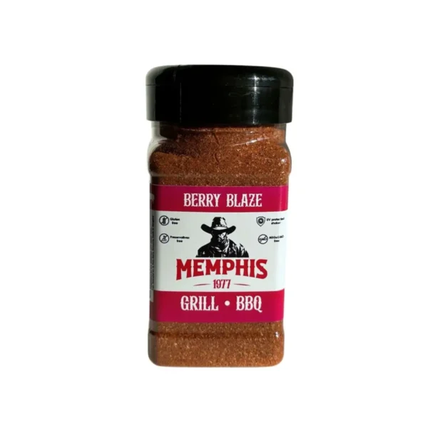 Condiment BBQ cu gust fructat Berry Blaze Rub Memphis Grill & BBQ