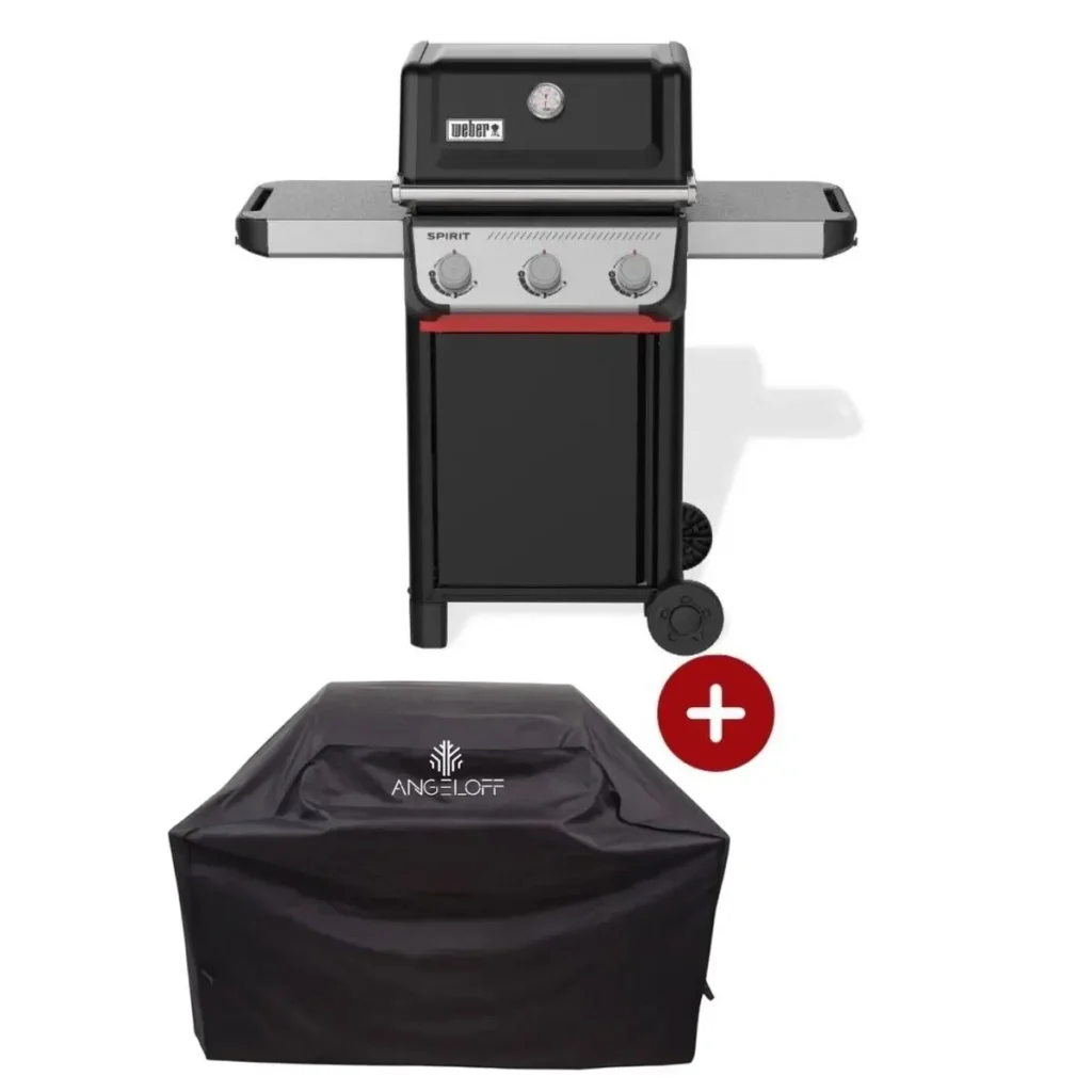 Gratar pe gaz Weber Spirit E-310 cu 3 arzatoare si husa de protectie impermeabila inclusa