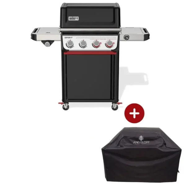 Gratar pe gaz Weber Spirit EP-435 cu 4 arzatoare si husa de protectie inclus in pachet