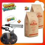 Pachet promotional cu 2 saci de carbuni Marabu de 10 kg si un aprinzator electric pentru carbuni