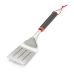 Spatula din inox Weber cu fante si maner ergonomic de lungime 40 cm