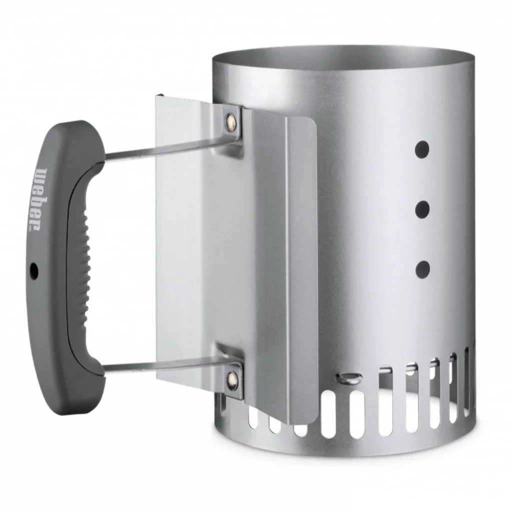 Cana de aprindere pentru carbuni Weber mica din aluminiu