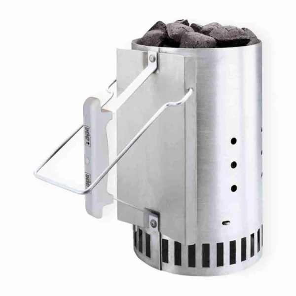 Cana pentru aprindere carbuni Weber de tip horn aluminiu