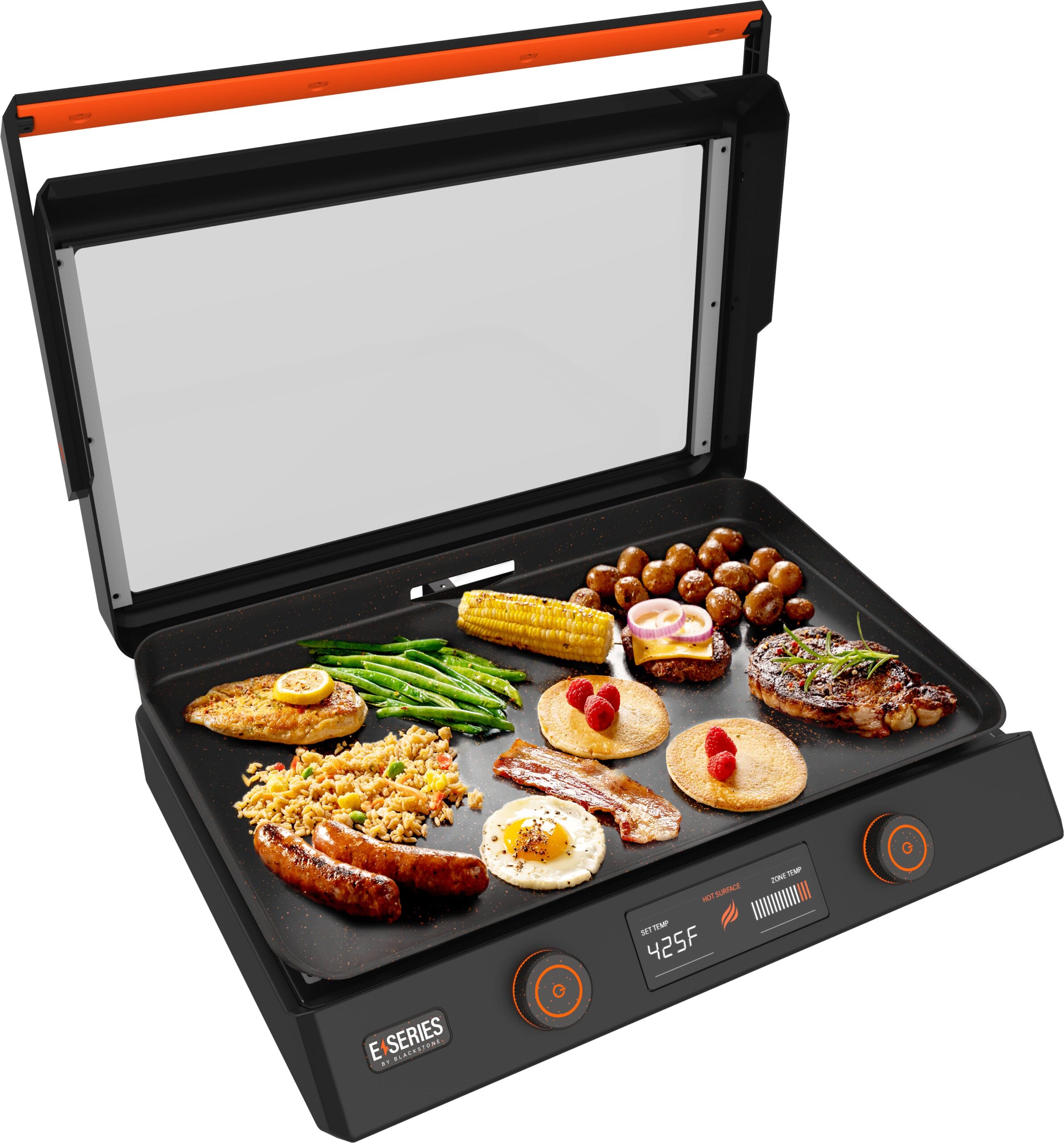 8001_22inESeries_Main_Food.jpg Plită electrică Blackstone E-Series 22