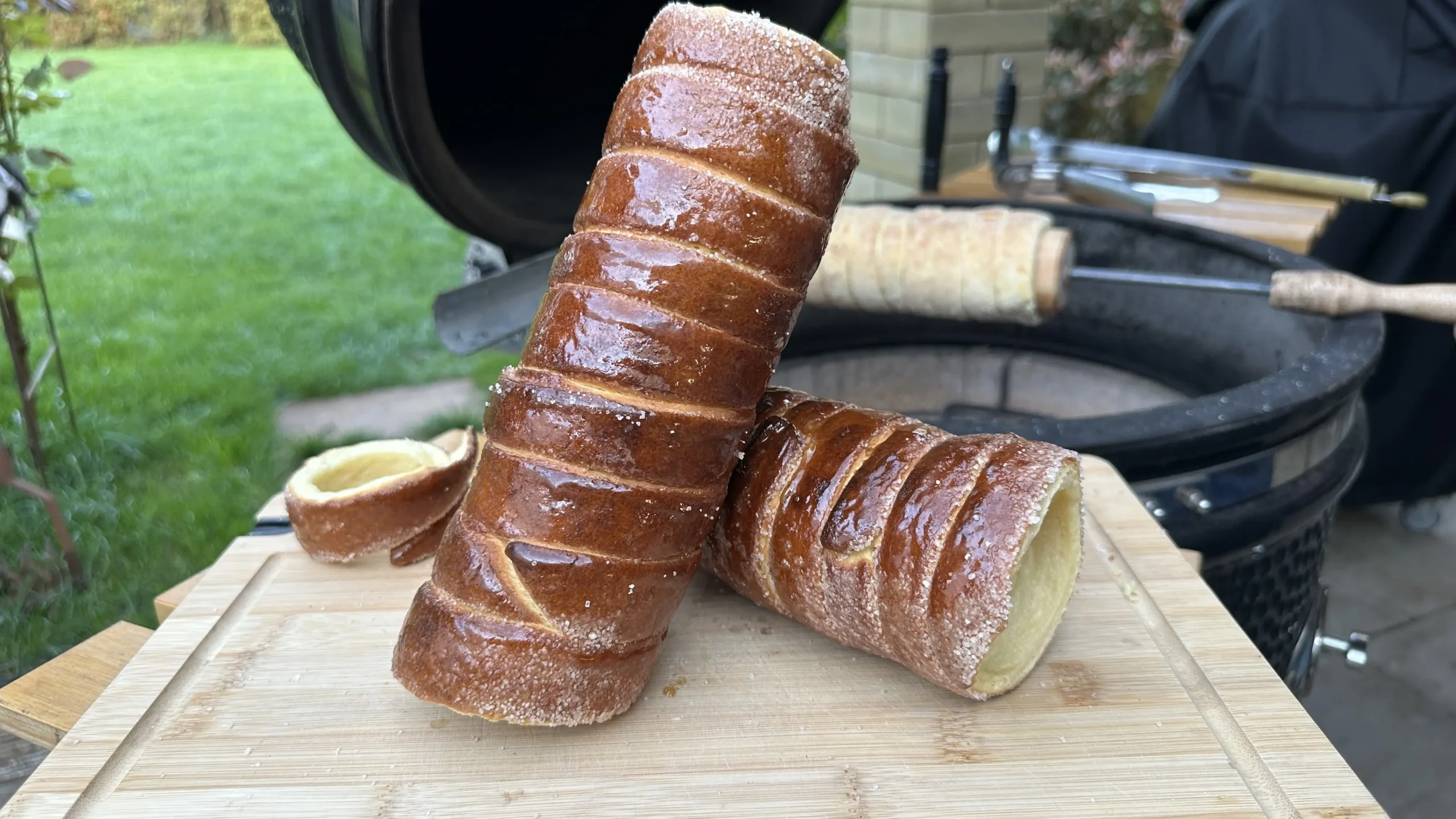 Cozonac Secuiesc (Kürtőskalács) la grătar