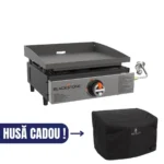 Gratar gradina pe gaz plancha de 17 inch fara capac Blackstone cu husa de protectie premium cadou