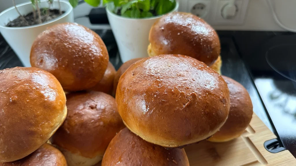 Chifle pufoase pentru burger