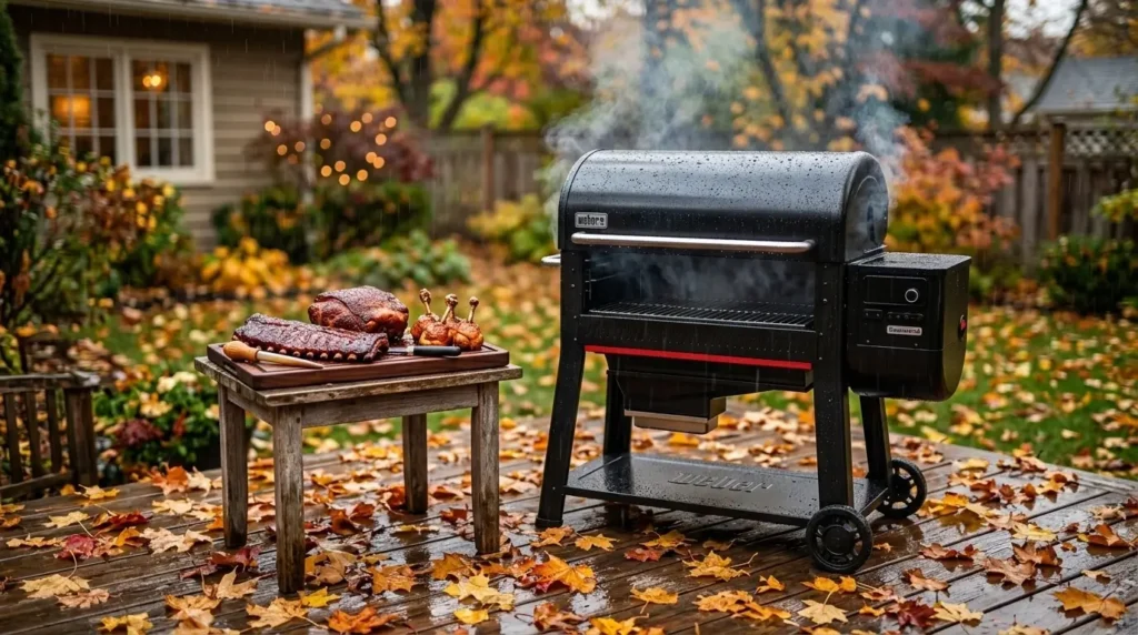 Slow cooking BBQ: Învață să folosești smoker-ul pe peleți pentru fripturi fragede în zilele ploioase